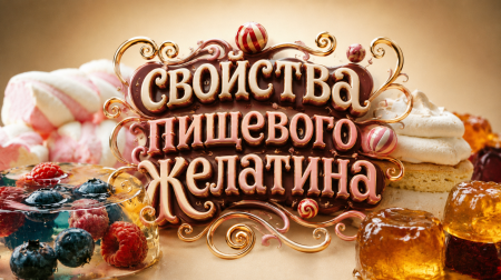 Свойства пищевого желатина: всё, что нужно знать